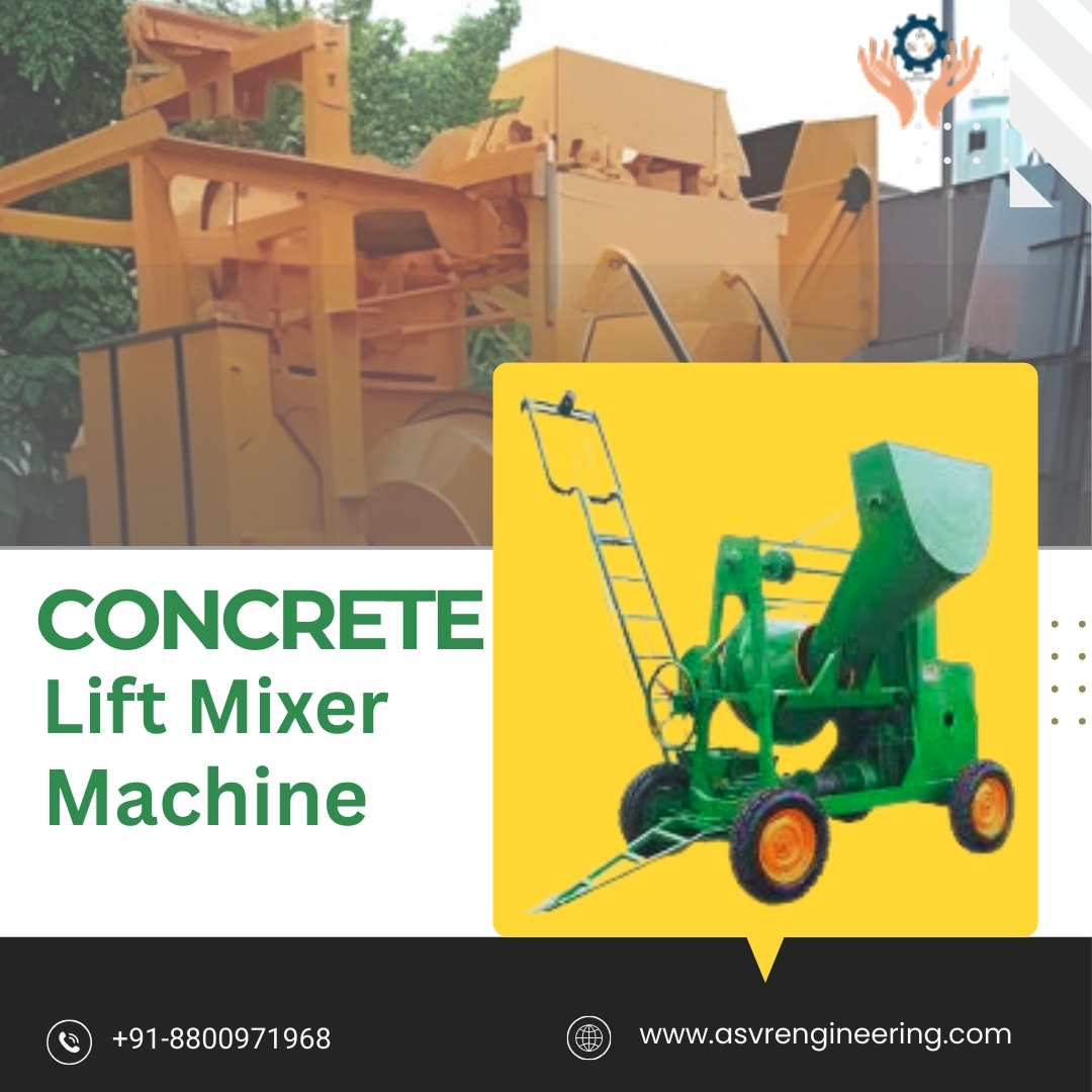 Trusted Concrete Lift Mixer Dealers in India | High-Performance Site Mixing Machines